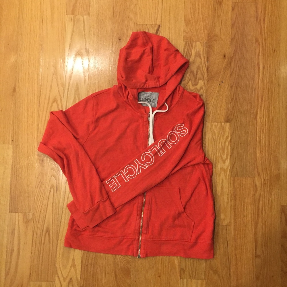 Soul Cycle Zip Up Sweatshirt Size L
